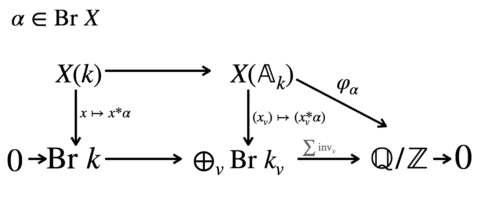 The Brauer–Manin obstruction